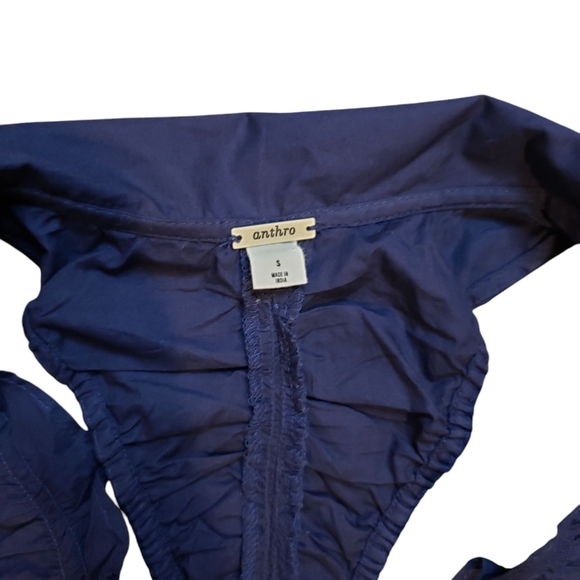 Anthro Anthropologie Navy Romper Small - Picture 2 of 5